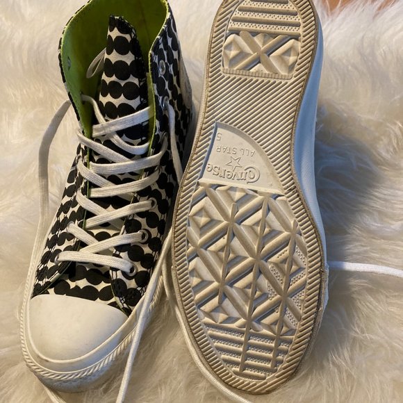 Converse Marimekko Collection High Tops, Men's Size 5 (Women's 7) - Picture 6 of 9